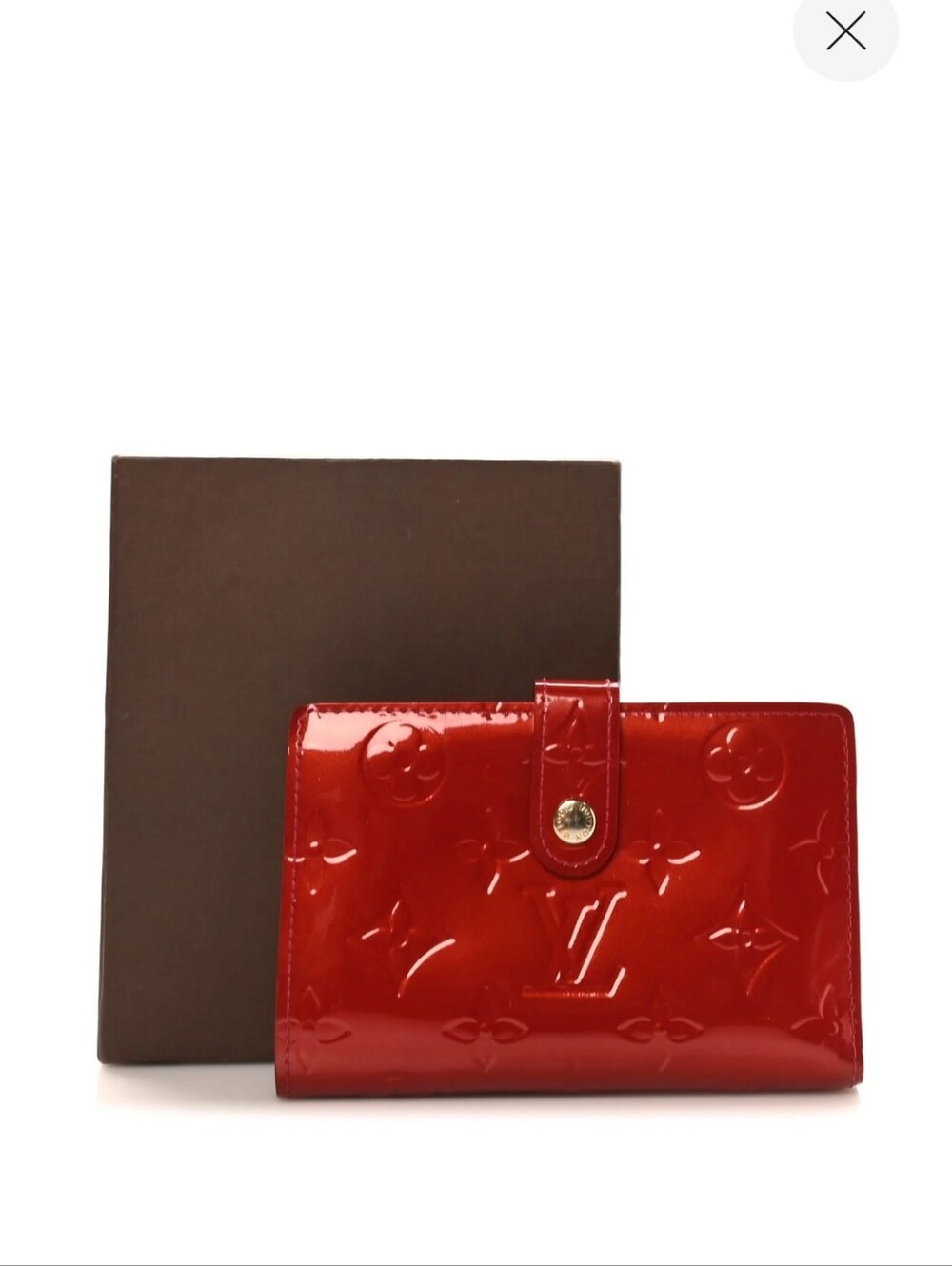 ❣️Louis Vuitton Vernis Patent Leather Red Wallet❣️